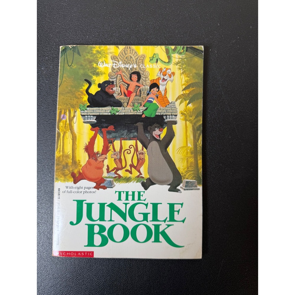 Walt Disney Classic The Jungle Book Scholastic Paperback Vintage‎